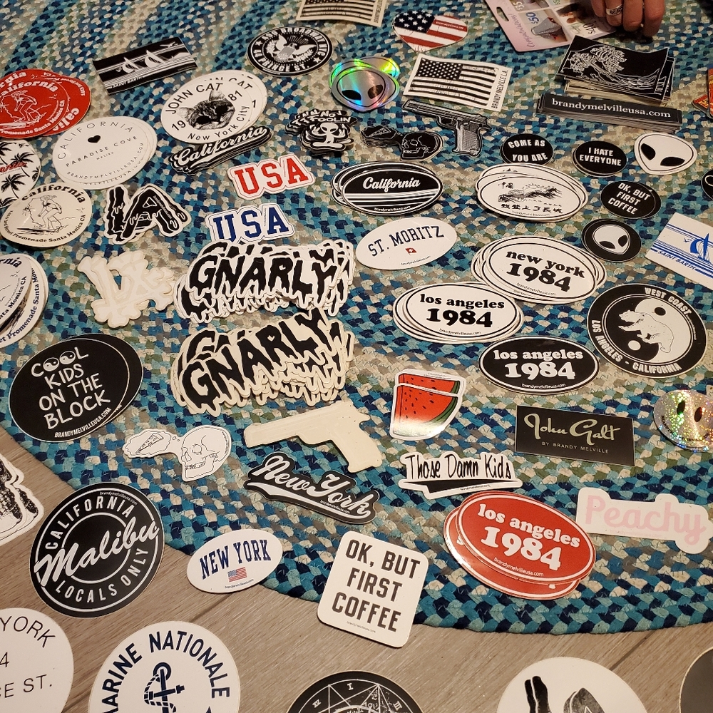 20 random Brandy Melville Stickers
